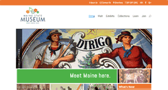 Desktop Screenshot of mainestatemuseum.org
