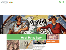 Tablet Screenshot of mainestatemuseum.org